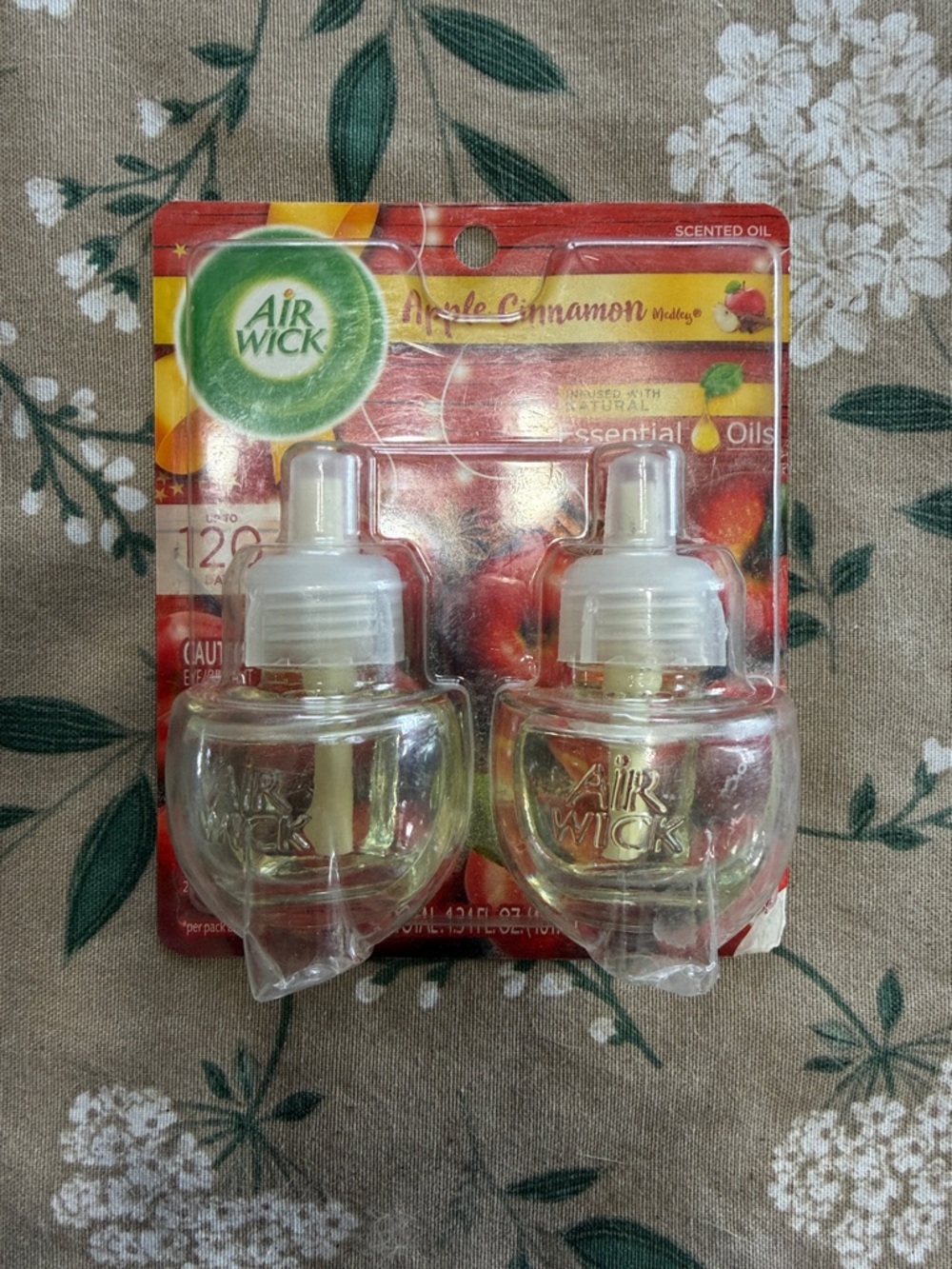 Air Wick Apple Cinnamon Scented Oil Refill Pack Infused with Essential Oil‎